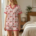Sweet Summer Strawberry 2-Piece Pajama Set