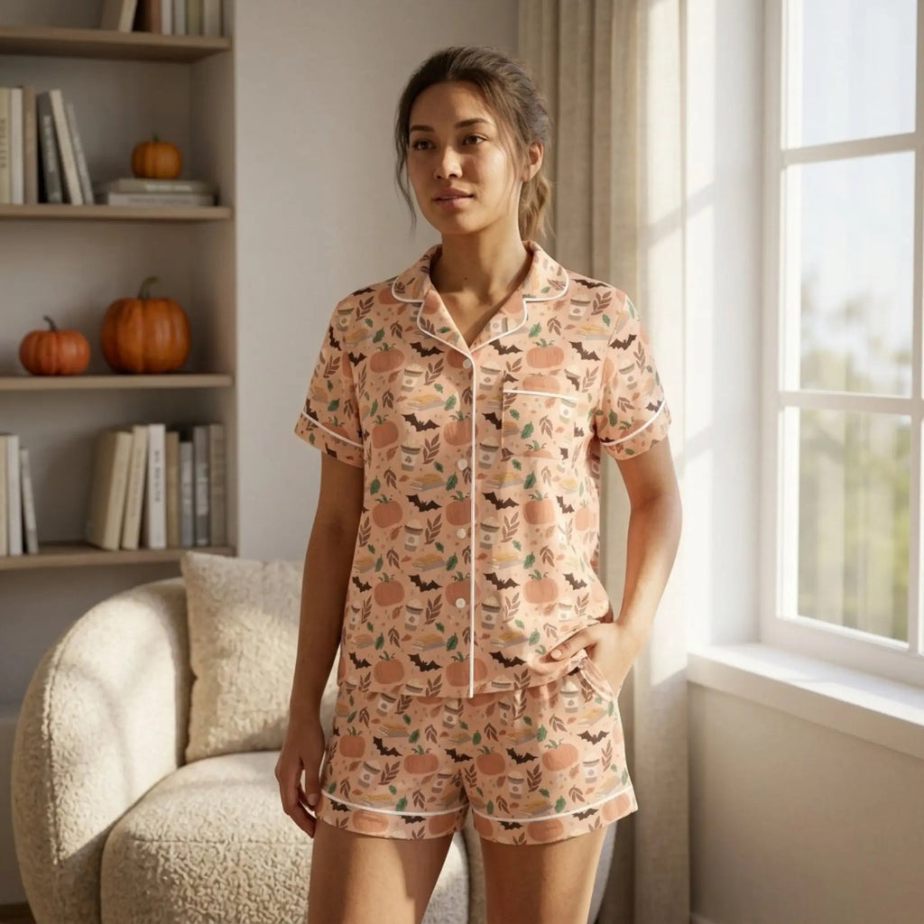 Pumpkin Spice Sleep Sets | 2-Piece Pajama Set
