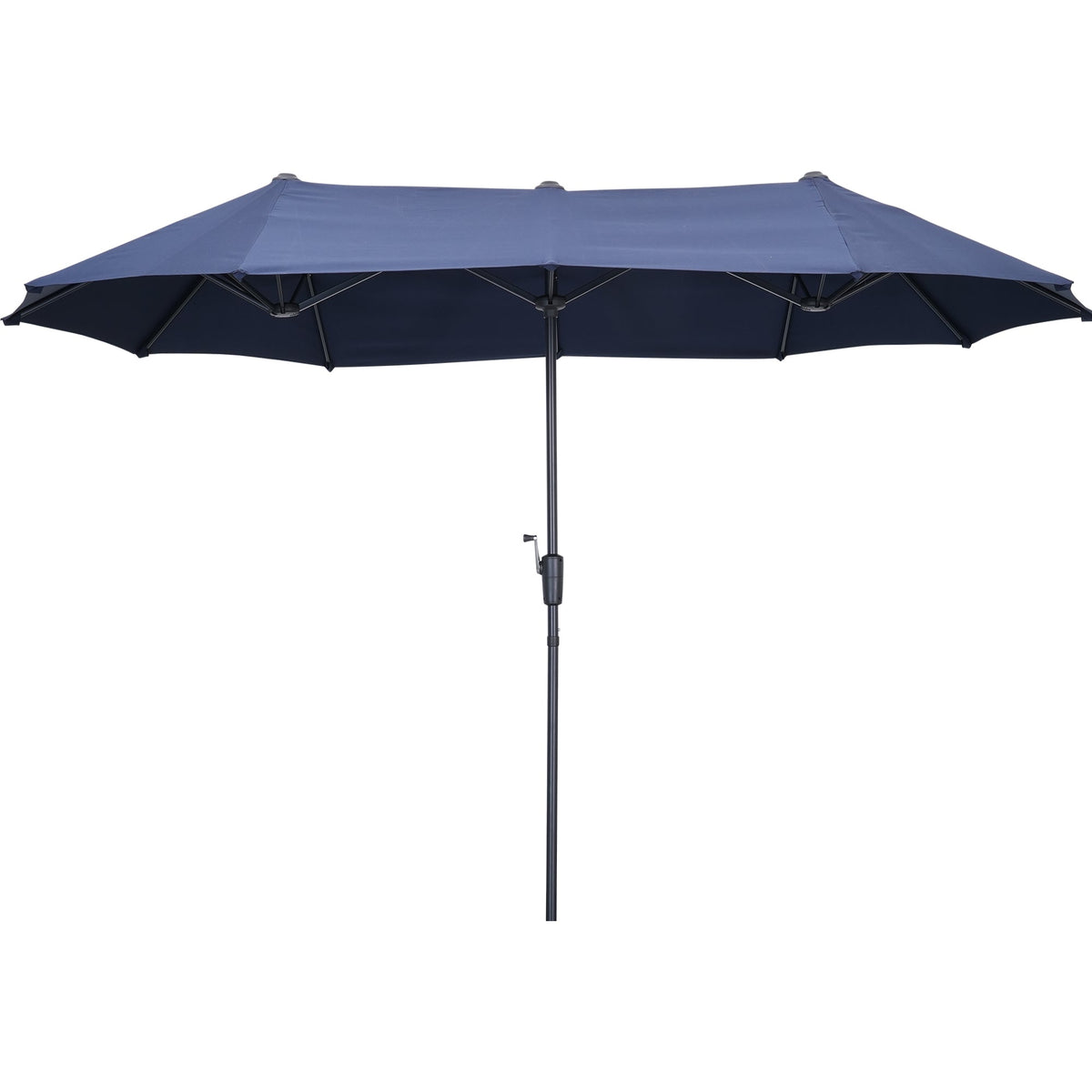 Ainfox 13ft Patio Umbrella Outdoor Two Layers Market Extra Large Table Umbrella