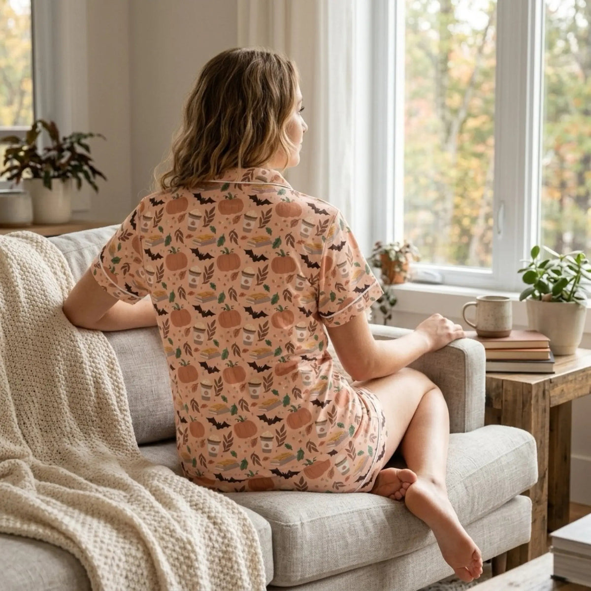 Pumpkin Spice Sleep Sets | 2-Piece Pajama Set