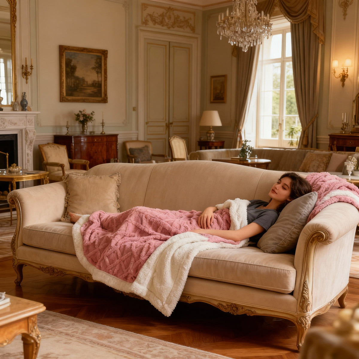 Luxury Flannel Blanket | Soft Plush Cozy Throw | Warm Washable Gift
