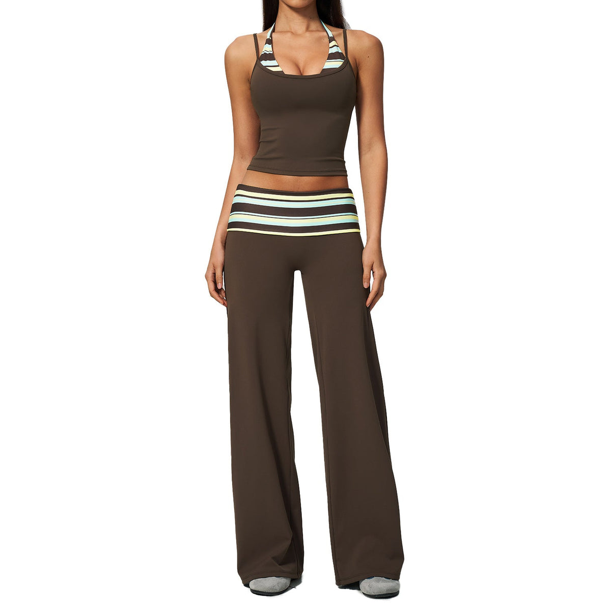 High-Waisted Two-Piece Activewear Set