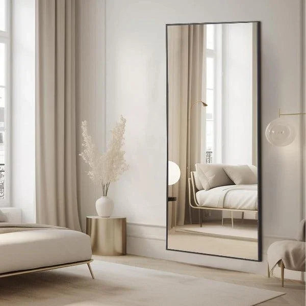 Black Full Length Mirror – Freestanding Floor Mirror