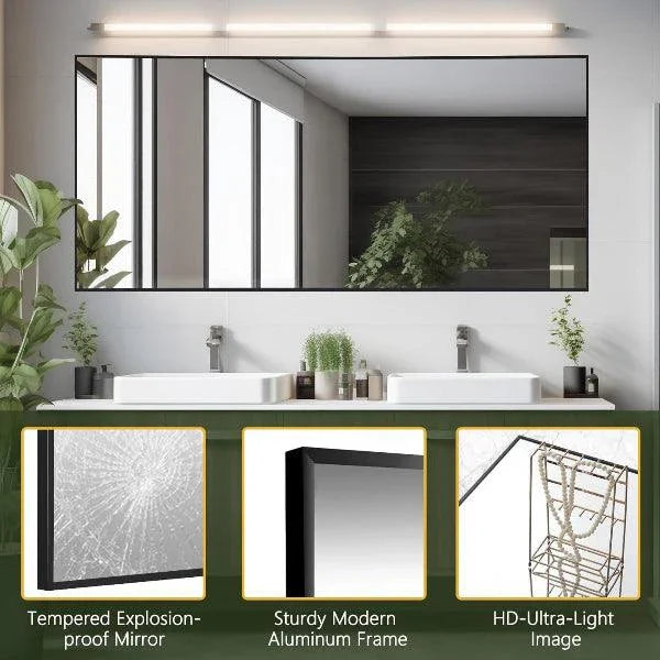 Black Full Length Mirror – Freestanding Floor Mirror