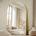 Gold Arched Full Length Mirror – Oversized Floor Mirror