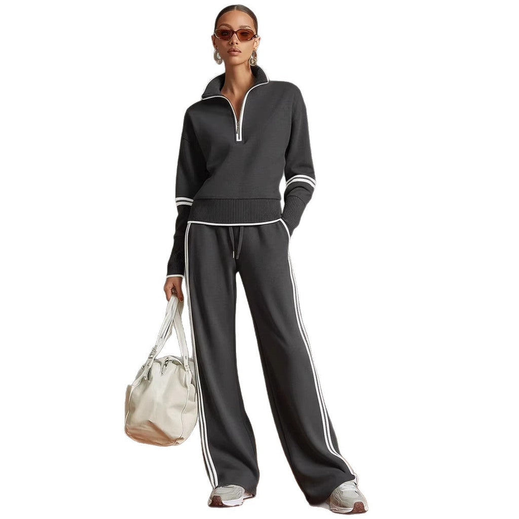 Women's Cotton Long-Sleeve Two-Piece Set