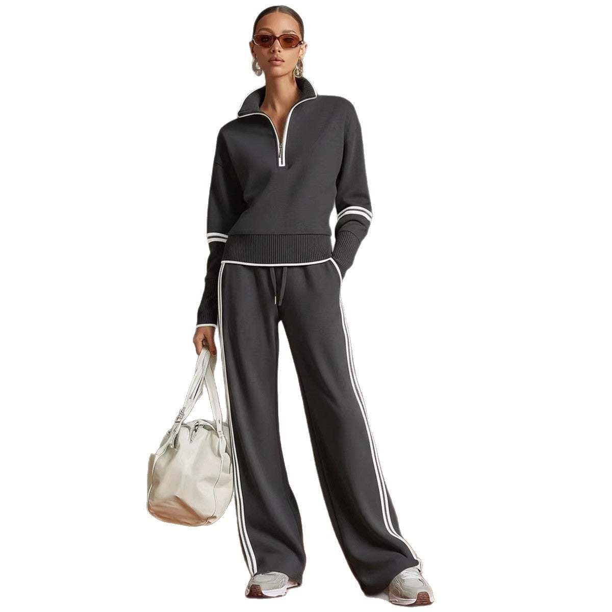 Women's Cotton Long-Sleeve Two-Piece Set
