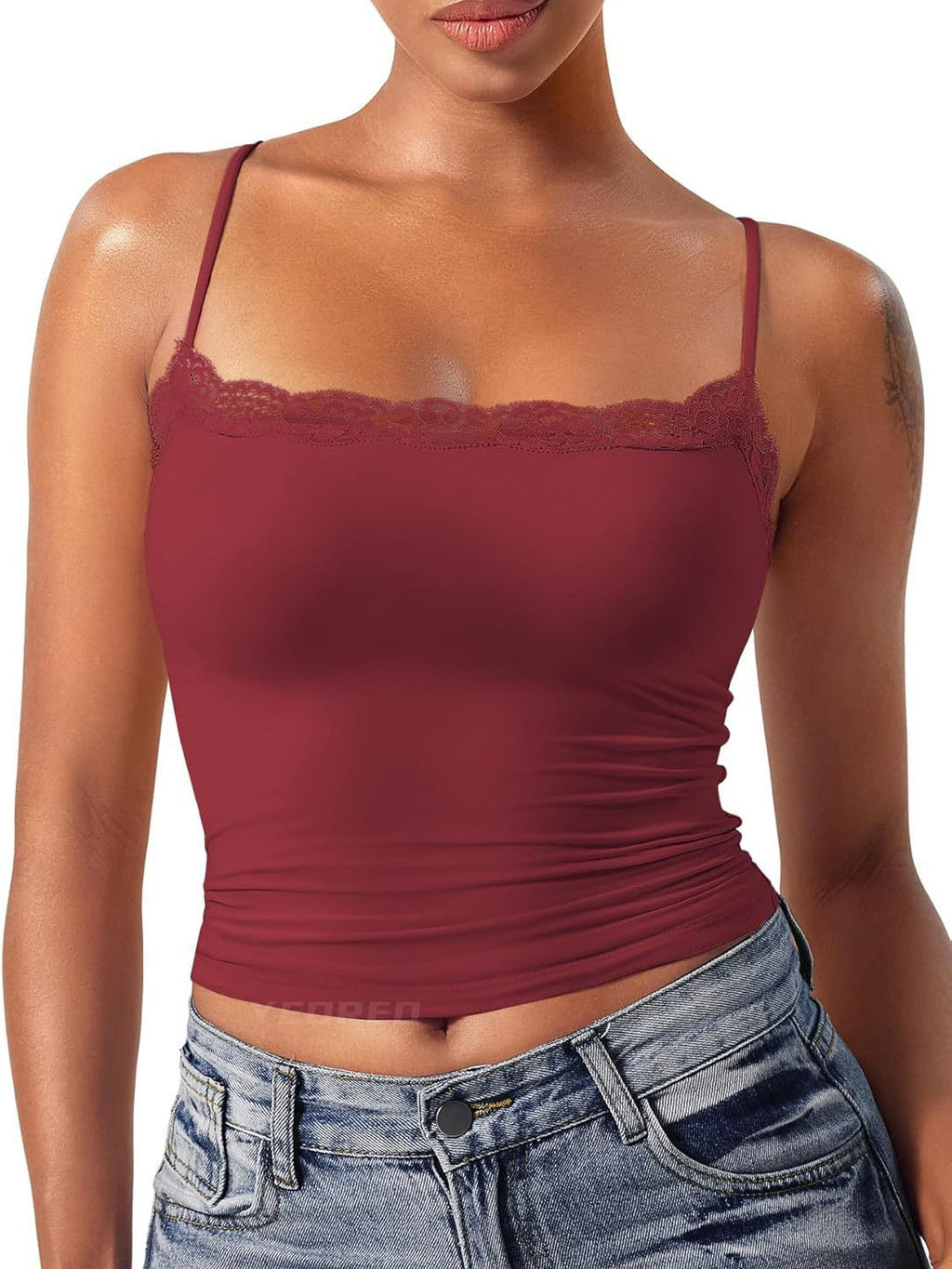 Women's Lace Square-Neck Camisole