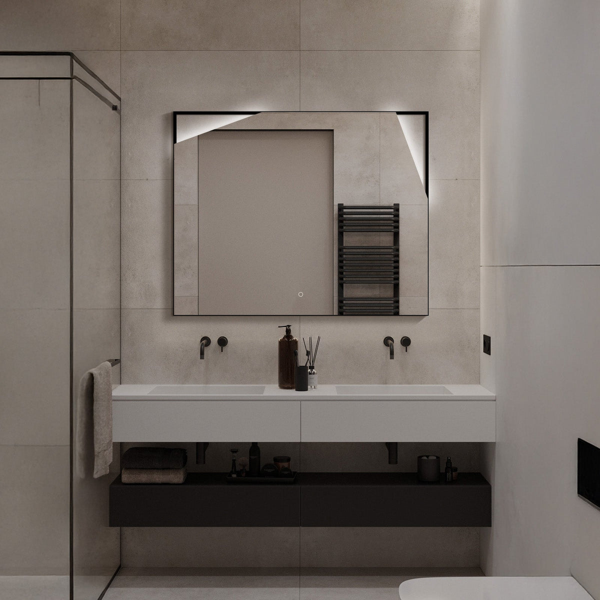 WhimsMirror LED Lighted Mirror – Modern Bathroom Mirror