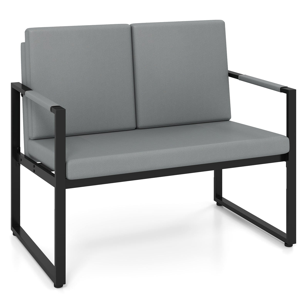 Modern Loveseat Sofa 2 Seater Small Couch