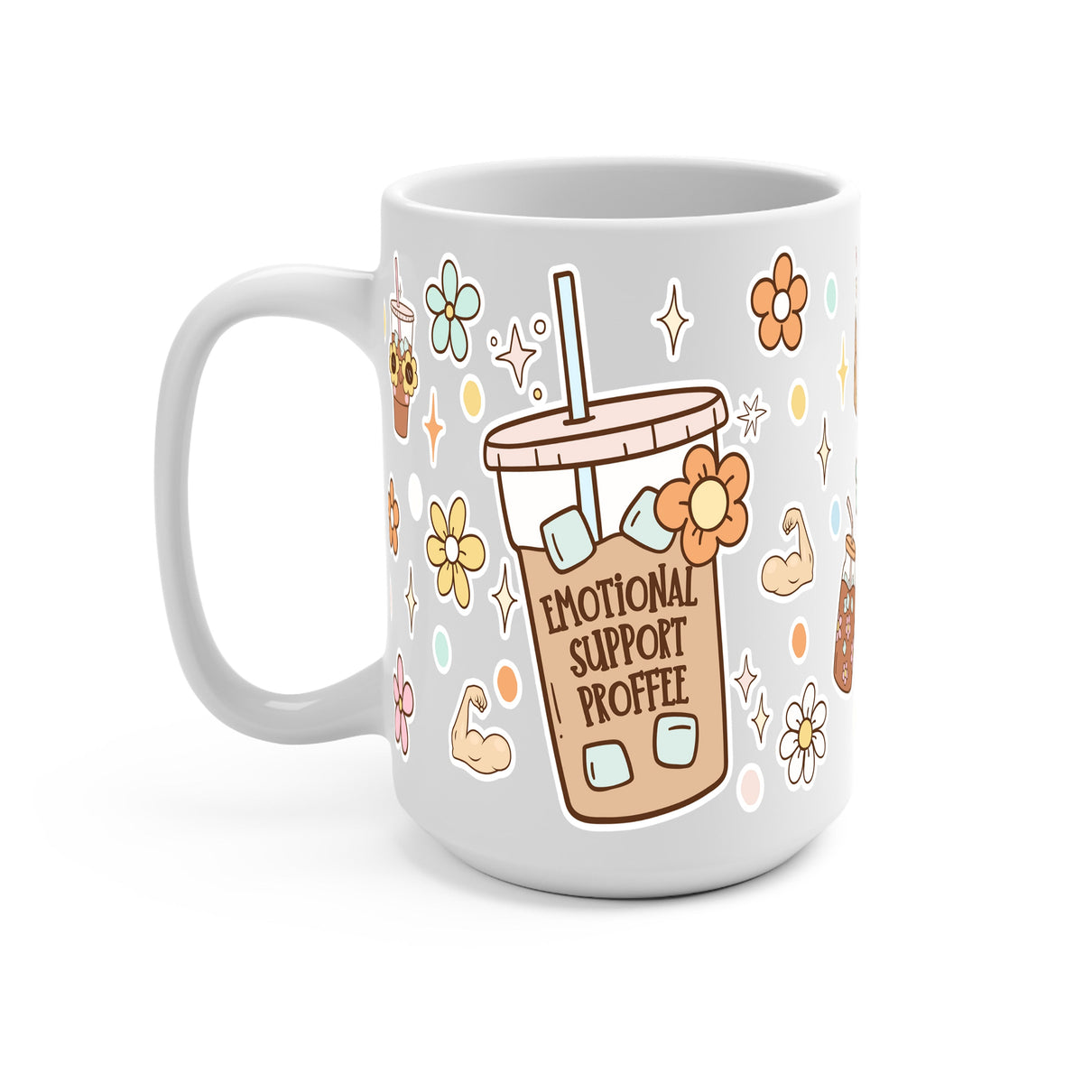 Emotional Support Jenna Bestie Glass Cups