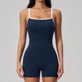 Women's Backless Square-Neck Yoga Jumpsuit