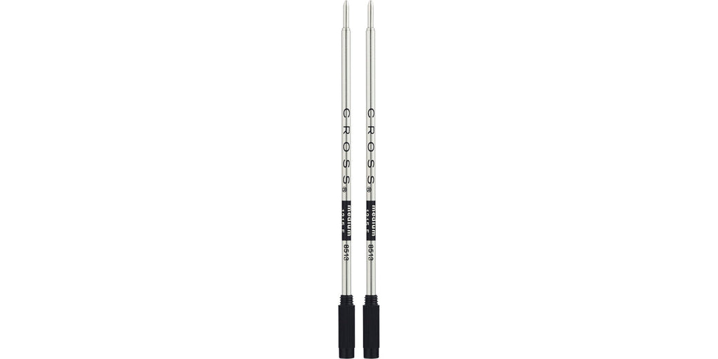 Ballpoint Pen Refill - Black - Medium - Dual Pack