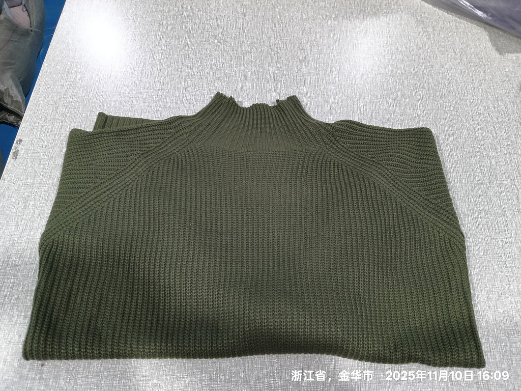 Solid Turtleneck Long Sweater Winter Warm Women Sweater Dress