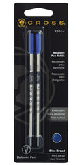 Ballpoint Pen Refill - Blue - Broad - Dual Pack